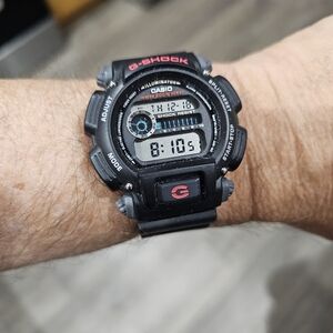 Casio G-Shock Black and Red Digital Watch